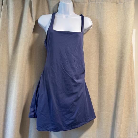 Athletic Dress Exercise Tennis Golf Activewear Dress with Built in Shorts - Picture 1 of 5